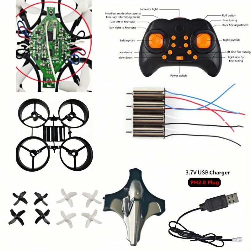 Complete DIY Drone Kit 2.4G 6A - Fpv Drone Charger recension och pris