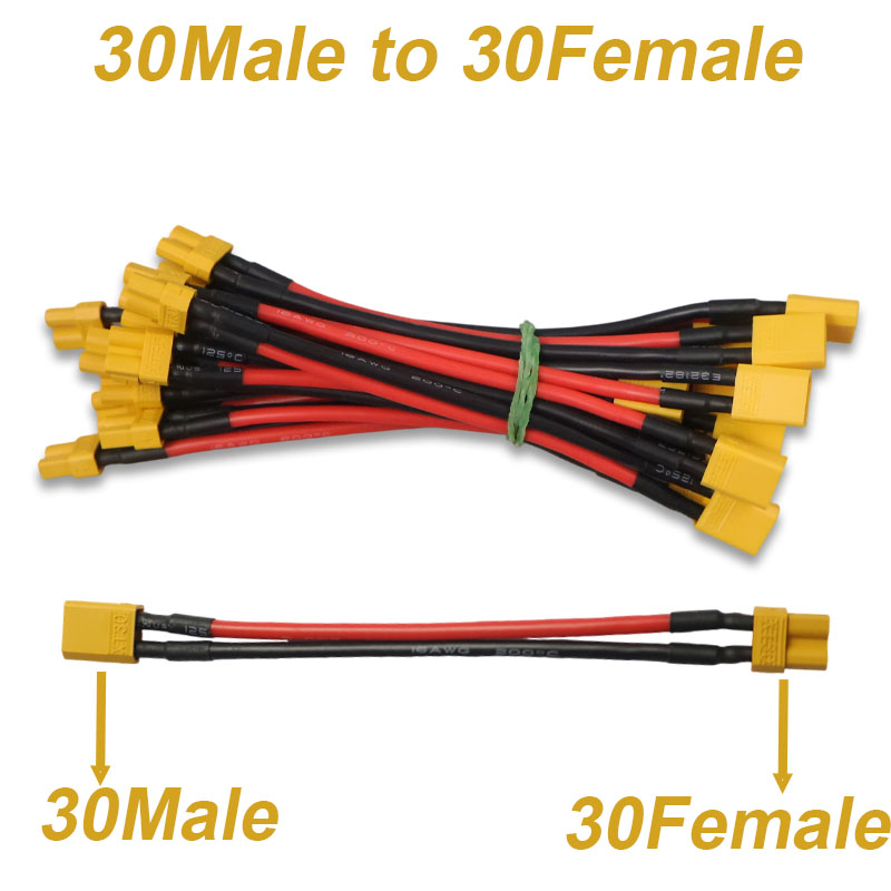 1/5pcs XT30 to XT30 Connector  - Fpv Drone Charger recension och pris